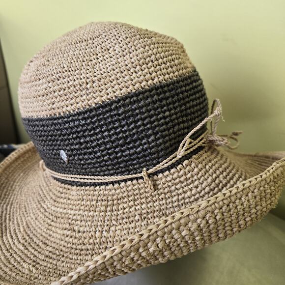 Helen Kaminksi 100% Raffia Straw Hat Provence Natural Color main image 6